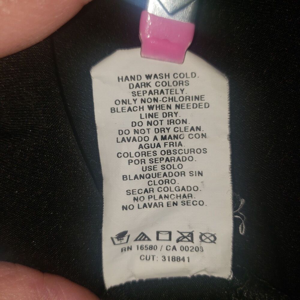 CATALINA Black Swim Tank Top Womens Plus Size 2X (18W -20W) - Picture 7 of 8